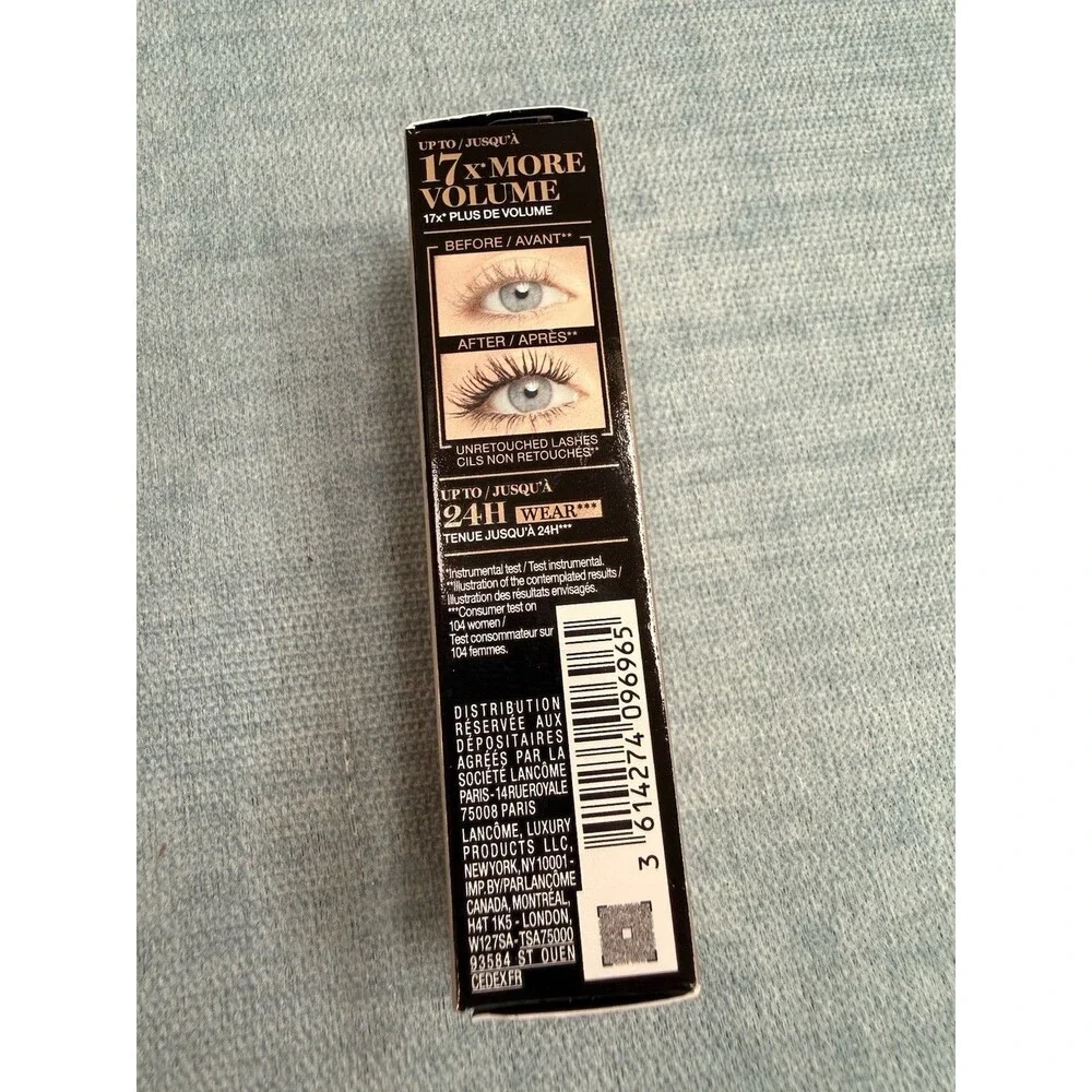 Lancome Hypnose Drama-01 Excessive Black-Mascara-Deluxe Mini 0.06 fl oz/2ml-NEW!